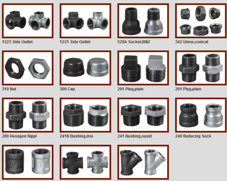 Malleable Iron Pipe Fittings